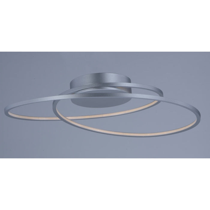 Cycle Matte Silver LED Flush Mount - Flushmounts