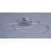 Cycle Matte Silver LED Flush Mount - Flushmounts