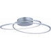 Cycle Matte Silver LED Flush Mount - Flushmounts