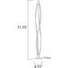 Cyclone LED Matte White LED Floor Lamp - Floor Lamps