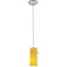 Cylinder Brushed Steel Pendant - Pendants
