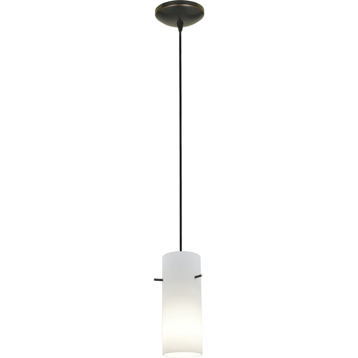 Cylinder Oil Rubbed Bronze LED Pendant - Pendants