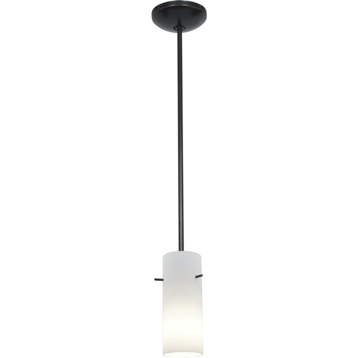 Cylinder Oil Rubbed Bronze LED Pendant - Pendants