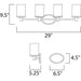 Cylinder Satin Nickel Bath Vanity - Bath Vanity