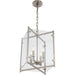 Danbury 4 Light Brushed Nickel Chandelier - Chandeliers