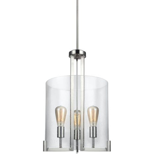 Dawes Brushed Nickel Pendant - Pendants