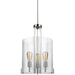 Dawes Brushed Nickel Pendant - Pendants