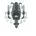 Dawson 2 Light Swarovski Strass Crystal Pewter Sconce - Wall Sconce