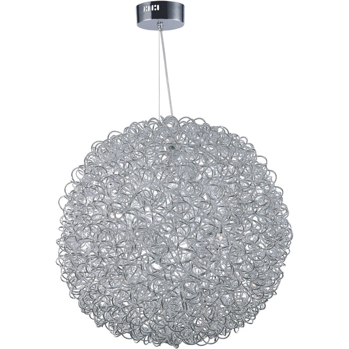 Dazed Polished Chrome LED Single Pendant - Pendants