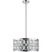 Dealey Chrome Chandelier - Chandeliers