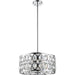 Dealey Chrome Chandelier - Chandeliers