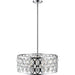 Dealey Chrome Chandelier - Chandeliers