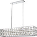 Dealey Chrome Chandelier - Chandeliers