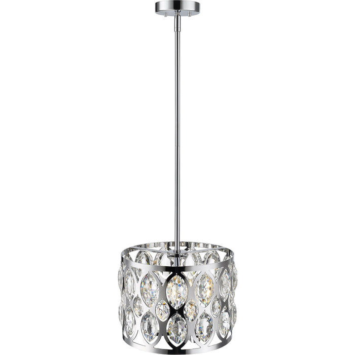 Dealey Chrome Chandelier - Chandeliers