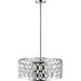 Dealey Chrome Chandelier - Chandeliers