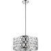 Dealey Chrome Chandelier - Chandeliers
