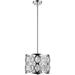 Dealey Chrome Chandelier - Chandeliers