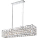 Dealey Chrome Chandelier - Chandeliers