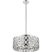 Dealey Chrome Chandelier - Chandeliers