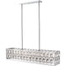 Dealey Chrome Chandelier - Chandeliers