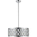 Dealey Chrome Chandelier - Chandeliers