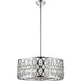 Dealey Chrome Chandelier - Chandeliers