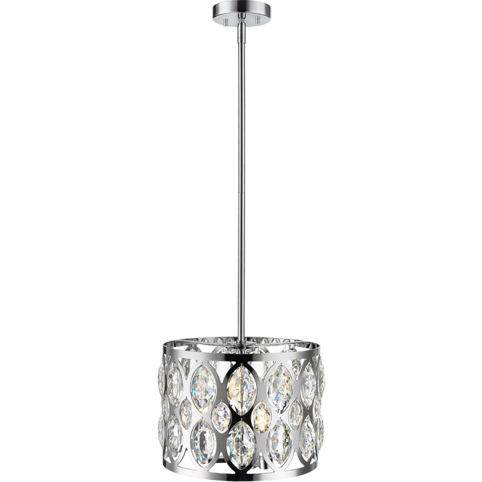 Dealey Chrome Chandelier - Chandeliers