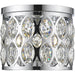 Dealey Chrome Flushmount | theLightShop