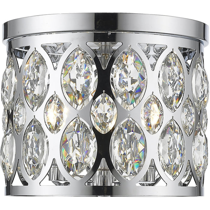 Dealey Chrome Flushmount | theLightShop