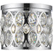 Dealey Chrome Flushmount | theLightShop