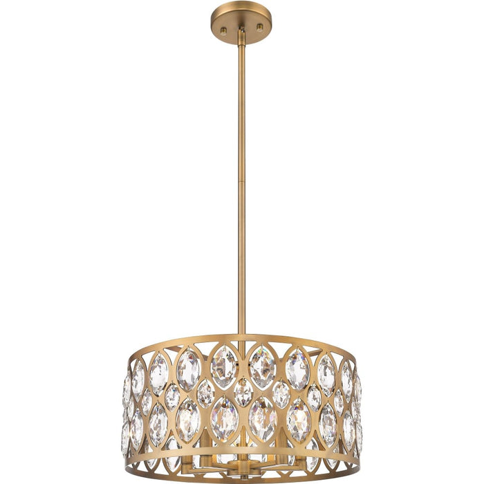 Dealey Heirloom Brass Chandelier - Chandeliers