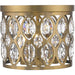 Dealey Heirloom Brass Flushmount | theLightShop