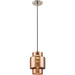 Del Brushed Nickel LED Mini-Pendant - Mini-Pendants
