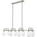 Delaney Brushed Nickel Island Billiard Pendant | theLightShop
