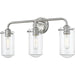 Delaney Brushed Nickel Vanity | theLightShop
