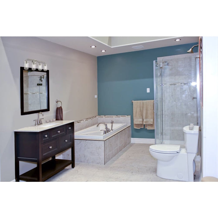 Delaney Brushed Nickel Vanity - Bath & Vanity