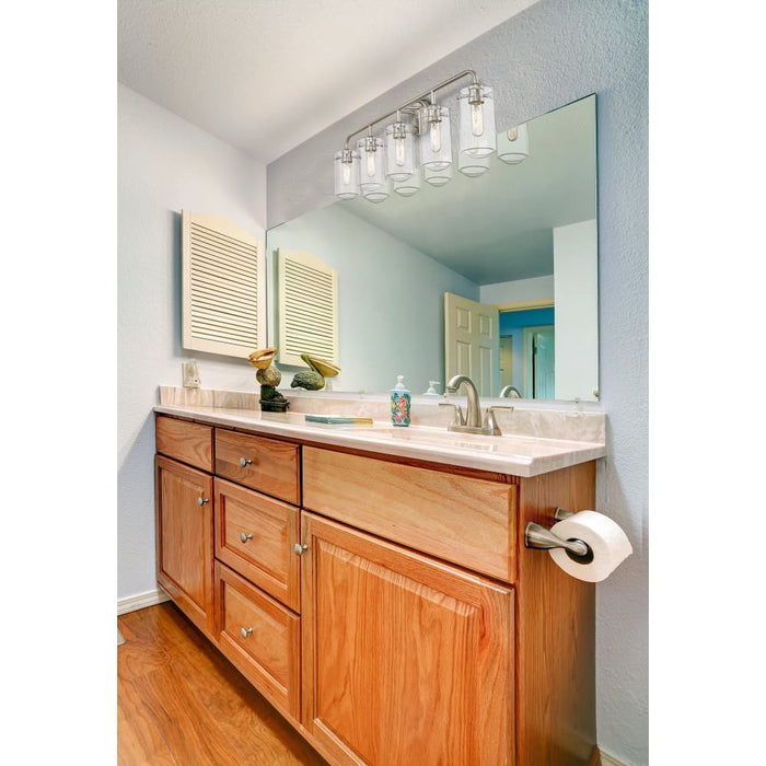Delaney Brushed Nickel Vanity - Bath & Vanity