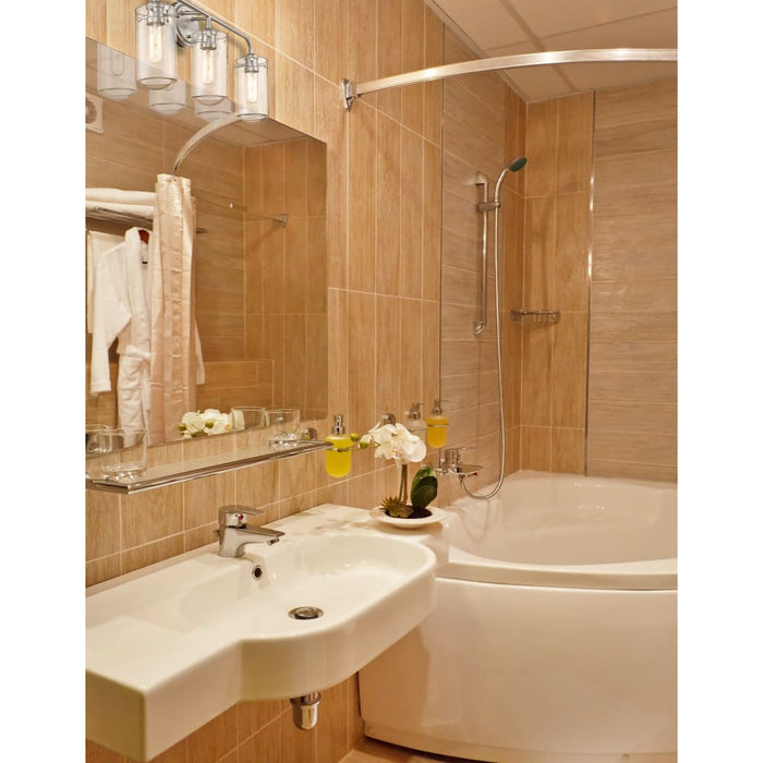 Delaney Brushed Nickel Vanity - Bath & Vanity
