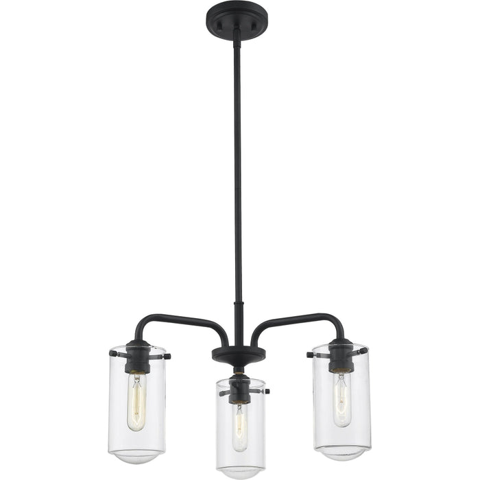 Delaney Matte Black Chandelier - Chandeliers