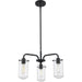 Delaney Matte Black Chandelier - Chandeliers
