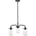 Delaney Matte Black Chandelier - Chandeliers
