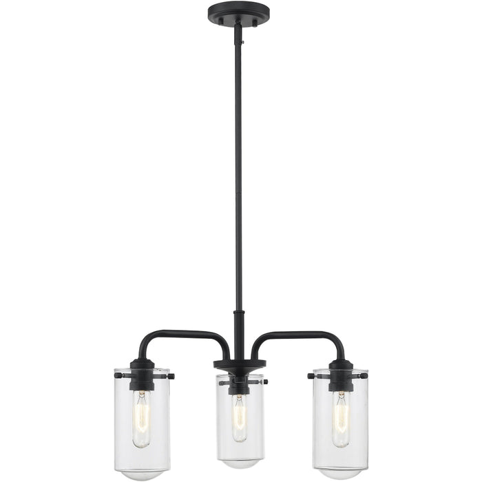 Delaney Matte Black Chandelier | theLightShop