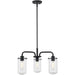 Delaney Matte Black Chandelier | theLightShop