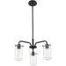 Delaney Matte Black Chandelier - Chandeliers