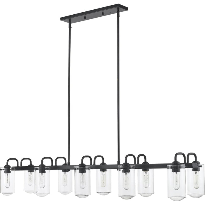 Delaney Matte Black Island Billiard Pendant - Island/Billiard