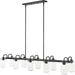 Delaney Matte Black Island Billiard Pendant - Island/Billiard