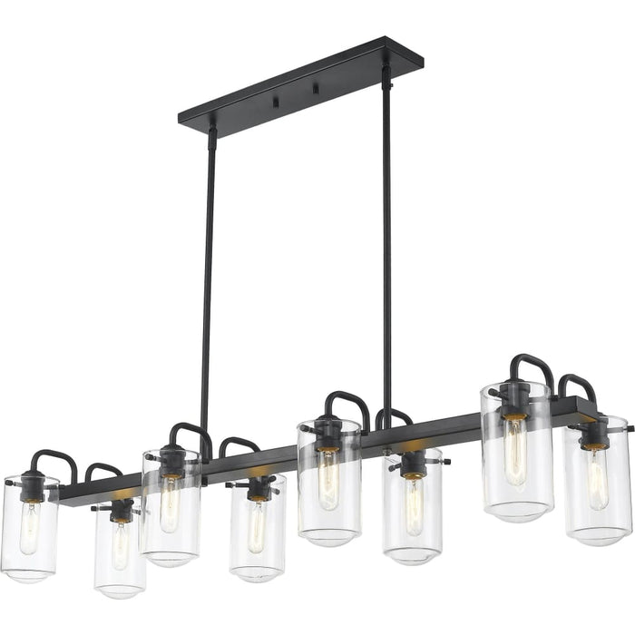 Delaney Matte Black Island Billiard Pendant - Island/Billiard