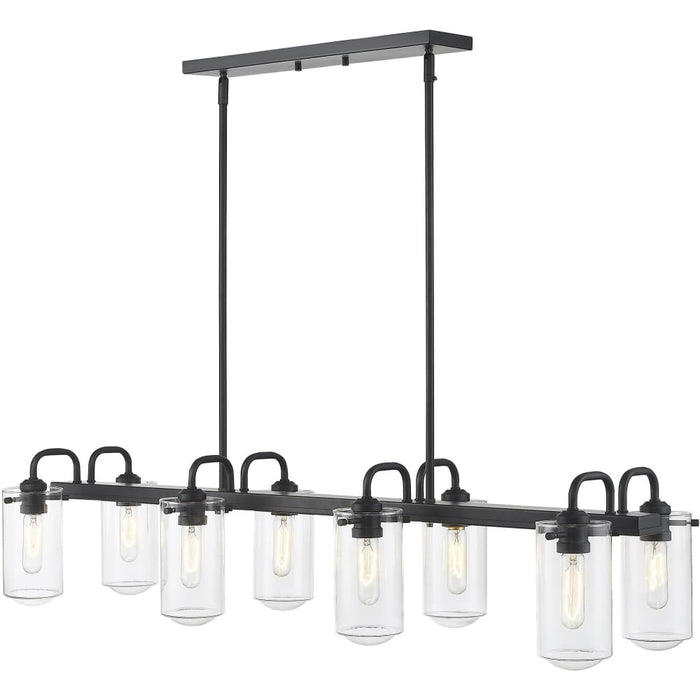 Delaney Matte Black Island Billiard Pendant - Island/Billiard