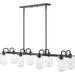 Delaney Matte Black Island Billiard Pendant - Island/Billiard