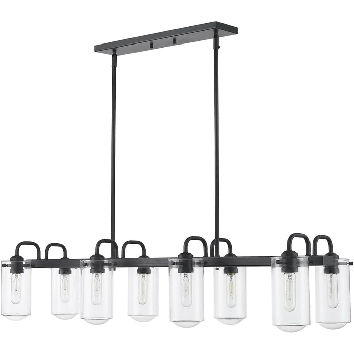 Delaney Matte Black Island Billiard Pendant - Island/Billiard